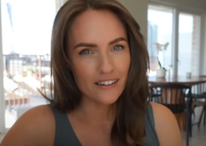 A grab from a video from Alexandra Andersson where she shows the plant-based recipes she cooks for her family