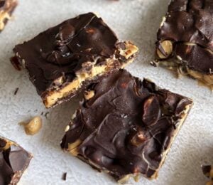 Vegan 'Snickers' bars made with dairy-free ingredients